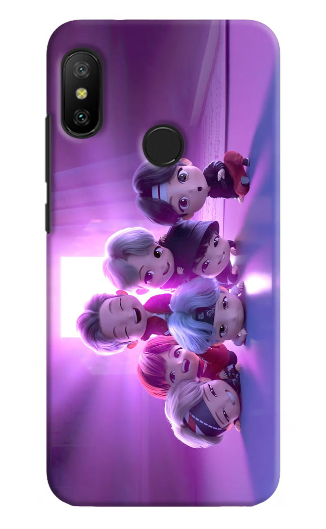 BTS Chibi Redmi 6 Pro Hard Case Back Cover by Casekaro
