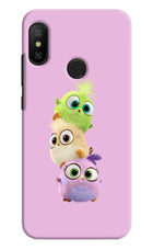 Cute Little Birds Redmi 6 Pro Hard Case Back Cover by Casekaro