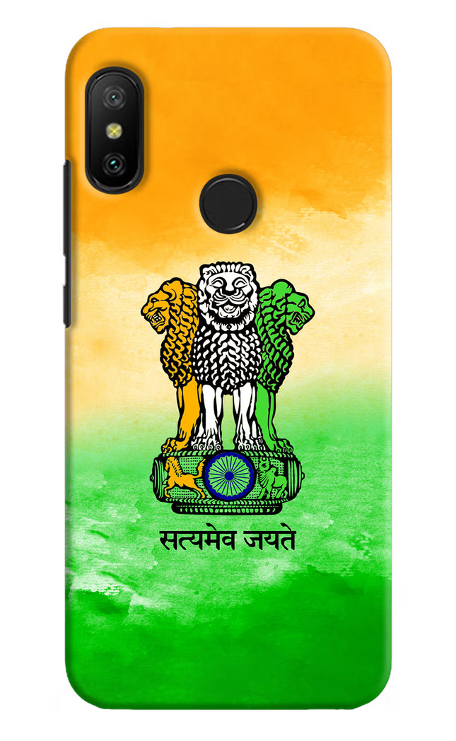 Satyamev Jayate Flag Redmi 6 Pro Hard Case Back Cover by Casekaro