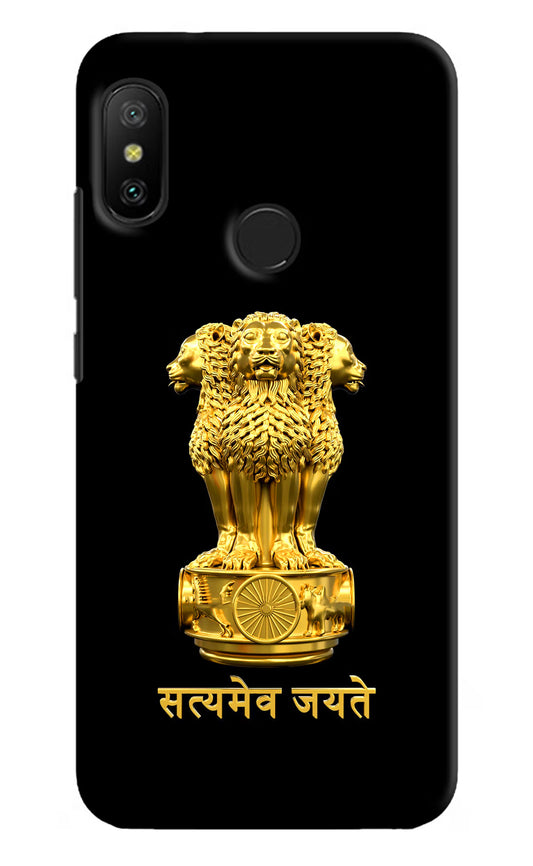 Satyamev Jayate Golden Redmi 6 Pro Hard Case Back Cover by Casekaro