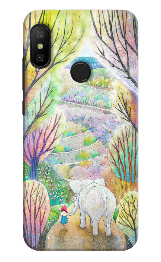 Nature Painting Redmi 6 Pro Hard Case Back Cover by Casekaro