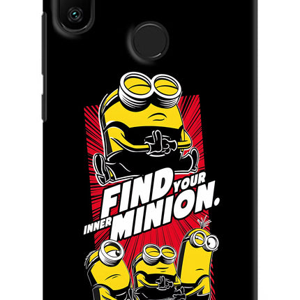 Find your inner Minion Redmi 6 Pro Hard Case Back Cover by Casekaro