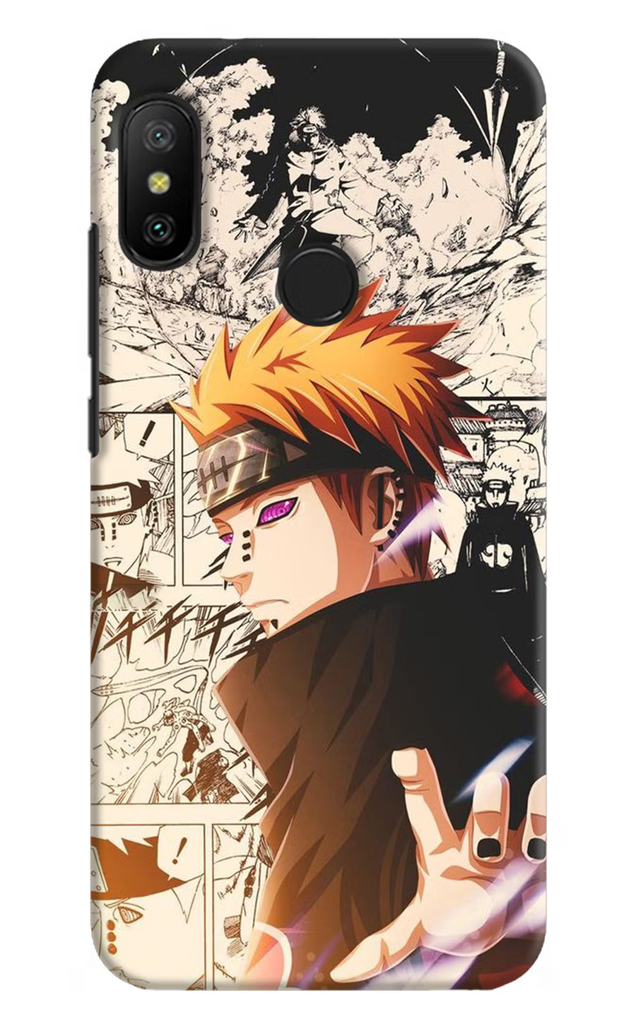 Pain Anime Redmi 6 Pro Back Cover, Hard case