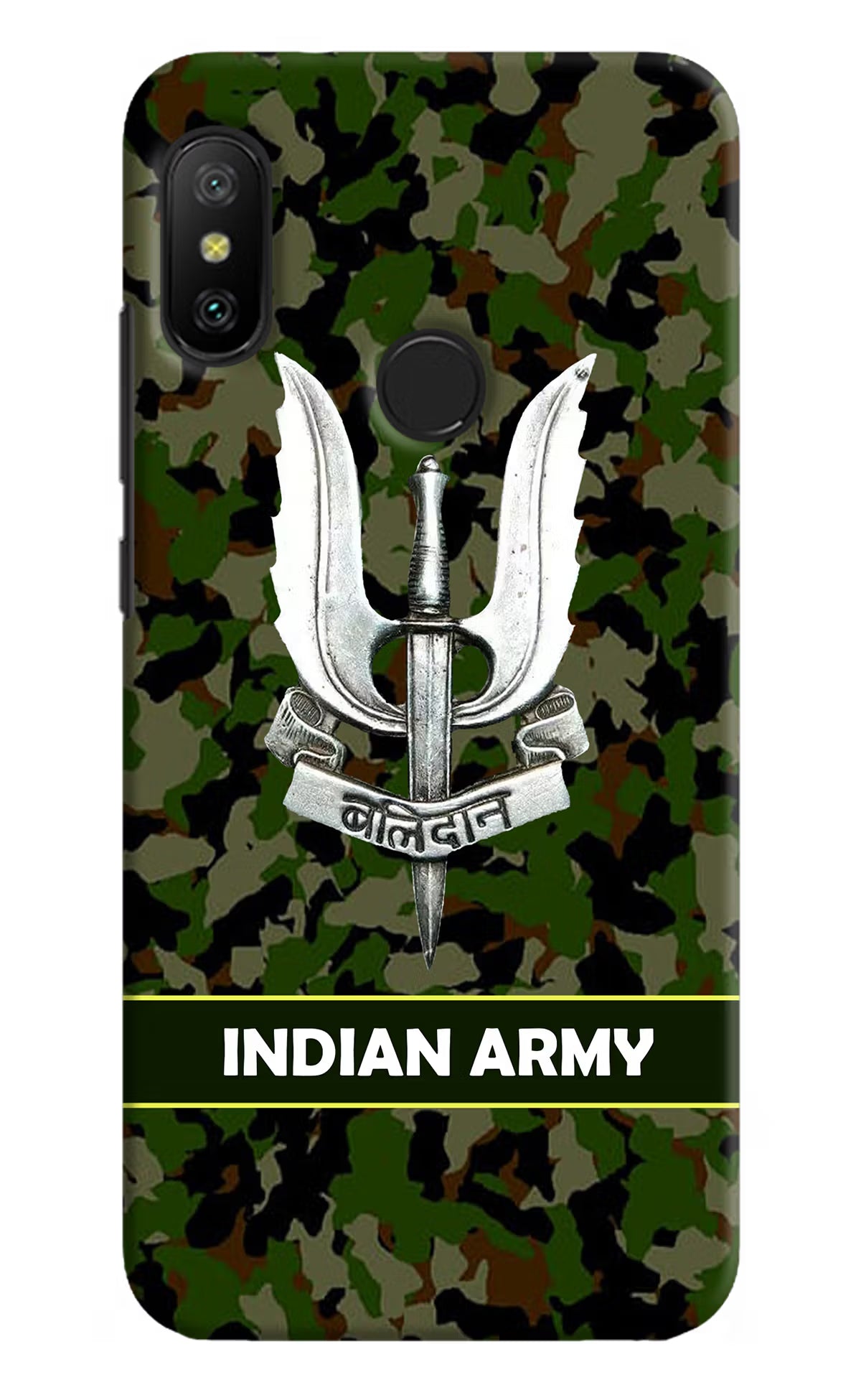 Balidan Indian Logo Redmi 6 Pro Hard Case Back Cover by Casekaro