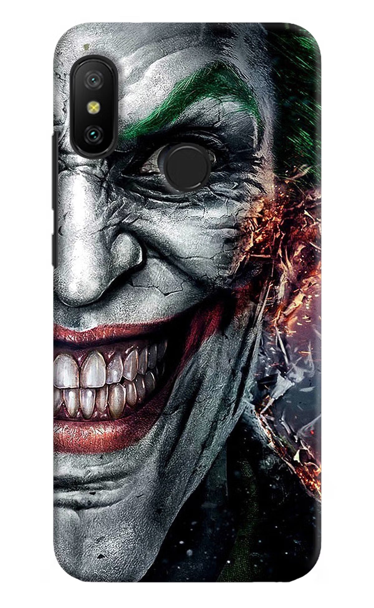 Joker Cam Redmi 6 Pro Hard Case Back Cover by Casekaro