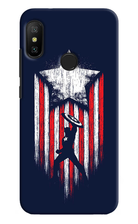 Captain America Marvel Art Redmi 6 Pro Hard Case Back Cover by Casekaro
