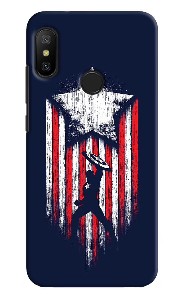 Captain America Marvel Art Redmi 6 Pro Hard Case Back Cover by Casekaro