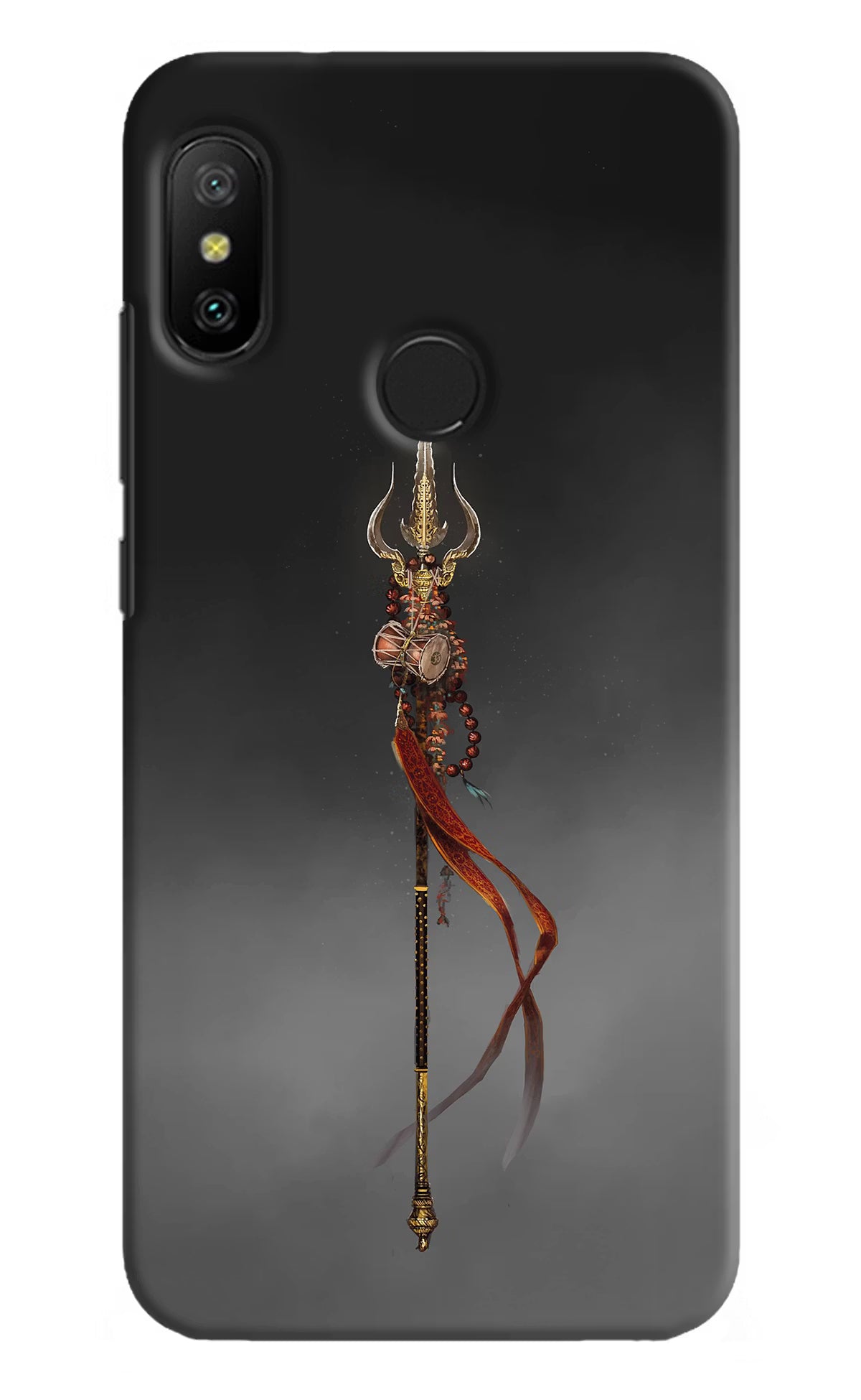 Shiv Trishul Redmi 6 Pro Hard Case Back Cover by Casekaro