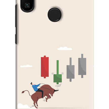 Bull Trading Momentum Redmi 6 Pro Hard Case Back Cover by Casekaro
