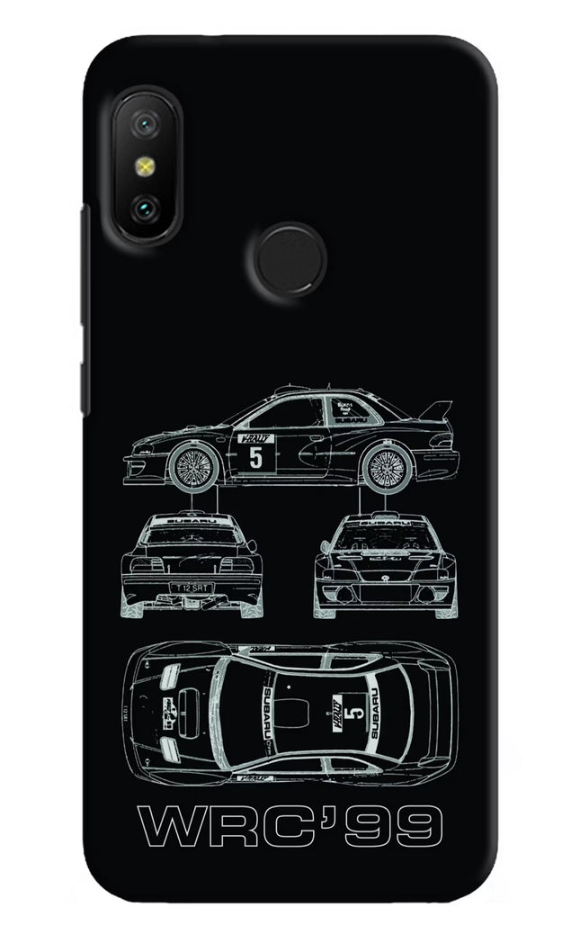 WRC'99 Redmi 6 Pro Hard Case Back Cover by Casekaro