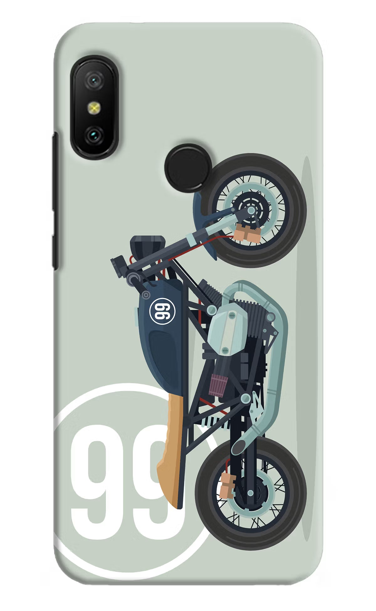 Classic Cafe Racer 99 Redmi 6 Pro Hard Case Back Cover by Casekaro