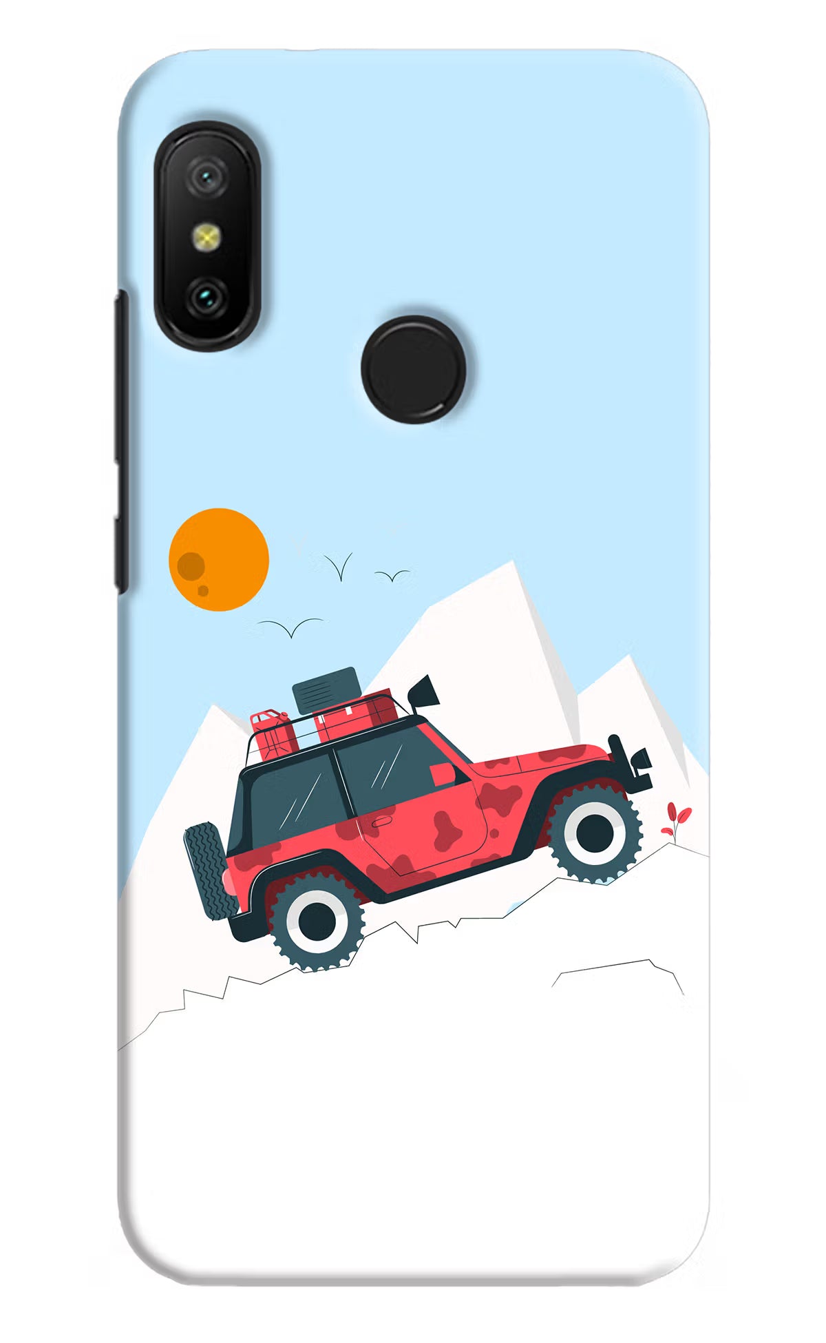 Mountain Trail Beast Redmi 6 Pro Hard Case Back Cover by Casekaro