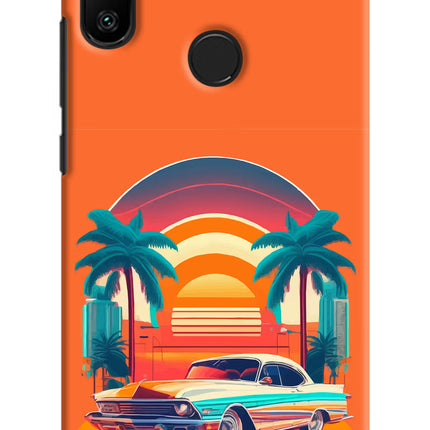 Palm Drive 80s Redmi 6 Pro Hard Case Back Cover by Casekaro