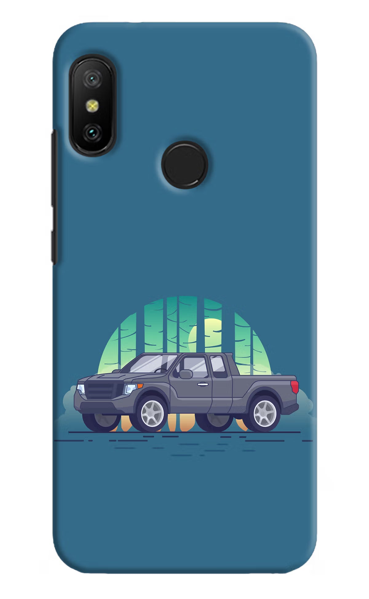 Retro Garage Vibe Redmi 6 Pro Hard Case Back Cover by Casekaro