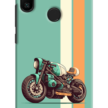 Striped Moto Drift Redmi 6 Pro Hard Case Back Cover by Casekaro