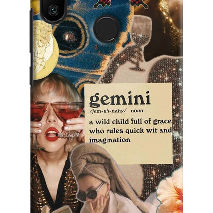 Gemini Zodiac Redmi 6 Pro Hard Case Back Cover by Casekaro