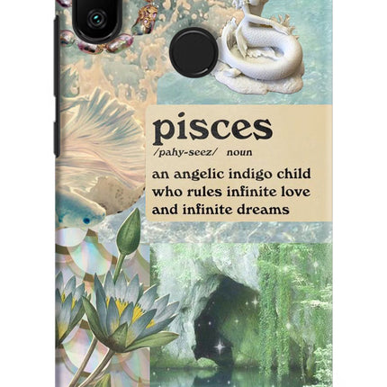 Pisces Zodiac Redmi 6 Pro Hard Case Back Cover by Casekaro