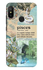 Pisces Zodiac Redmi 6 Pro Hard Case Back Cover by Casekaro
