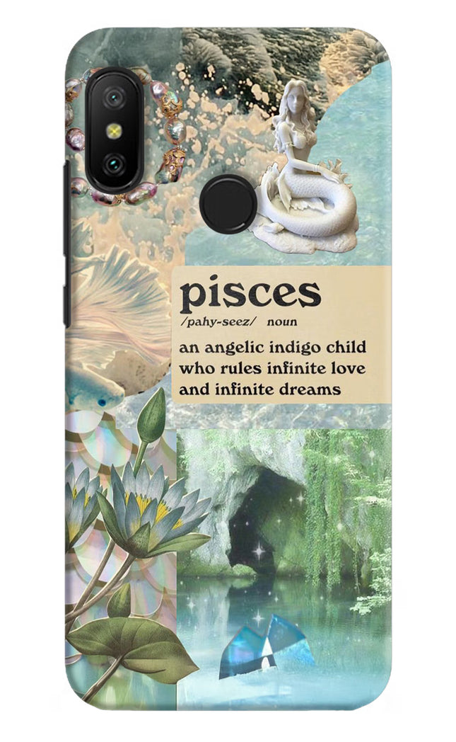 Pisces Zodiac Redmi 6 Pro Hard Case Back Cover by Casekaro