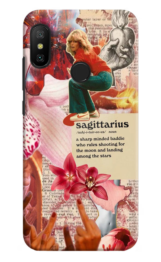 Sagittarius Zodiac Redmi 6 Pro Hard Case Back Cover by Casekaro