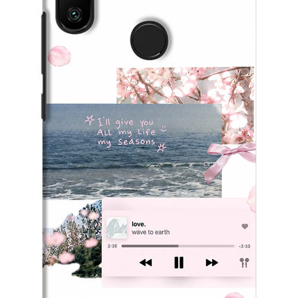 Wave to earth Redmi 6 Pro Hard Case Back Cover by Casekaro