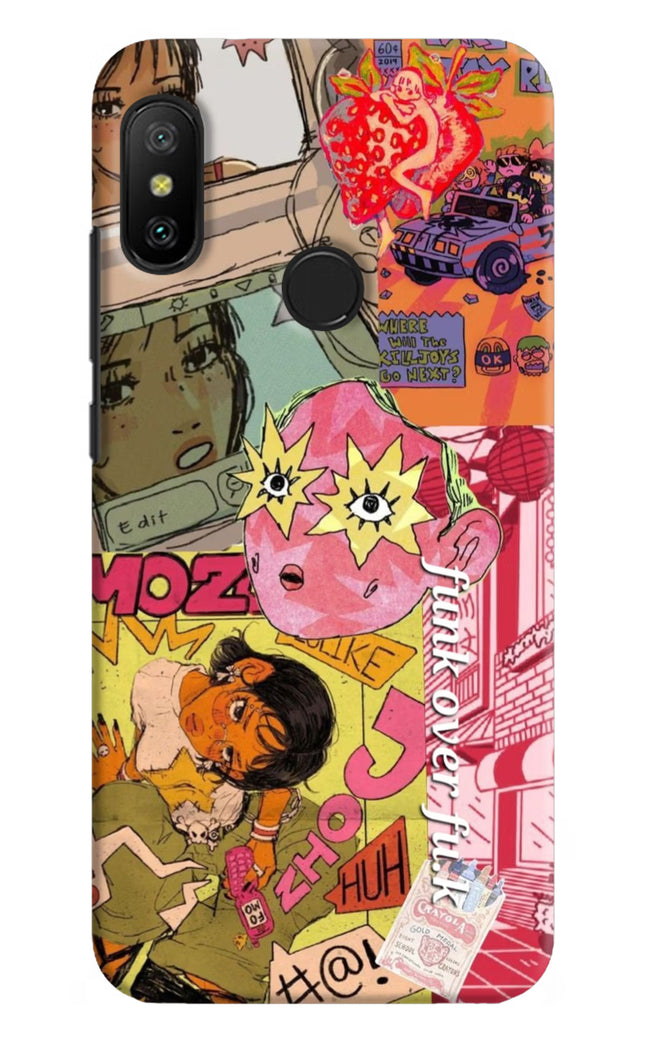 Funkover Redmi 6 Pro Hard Case Back Cover by Casekaro