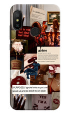 Zodiac Aries Redmi 6 Pro Hard Case Back Cover by Casekaro