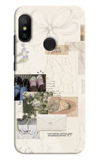 Soft Aesthetic Redmi 6 Pro Hard Case Back Cover by Casekaro