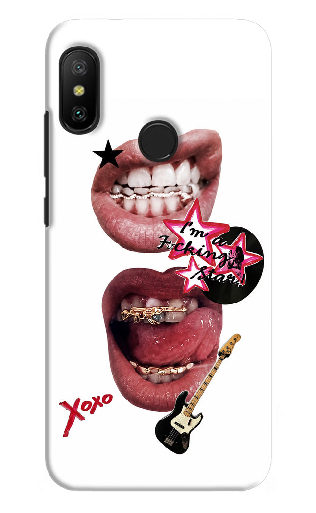 Rockstar Redmi 6 Pro Hard Case Back Cover by Casekaro