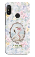 Pretty Mind Pretty Soul Redmi 6 Pro Hard Case Back Cover by Casekaro