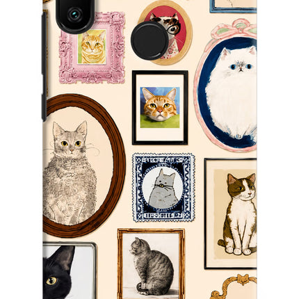 Mirror Cats Redmi 6 Pro Hard Case Back Cover by Casekaro