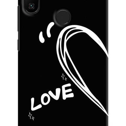 Love Line Redmi 6 Pro Hard Case Back Cover by Casekaro