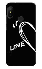 Love Line Redmi 6 Pro Hard Case Back Cover by Casekaro