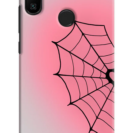 Pink Web Redmi 6 Pro Hard Case Back Cover by Casekaro