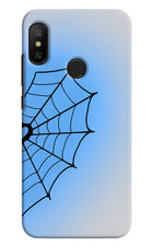 Blue Web Redmi 6 Pro Hard Case Back Cover by Casekaro