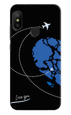 Love Orbit Redmi 6 Pro Hard Case Back Cover by Casekaro