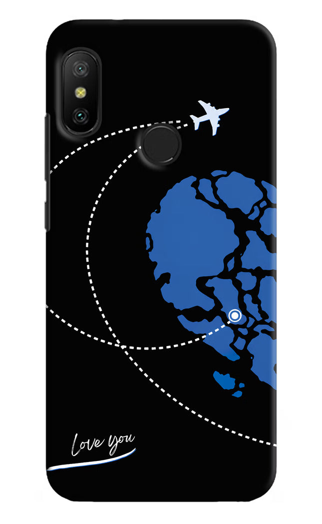 Love Orbit Redmi 6 Pro Hard Case Back Cover by Casekaro