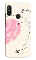 Miss Orbit Redmi 6 Pro Hard Case Back Cover by Casekaro