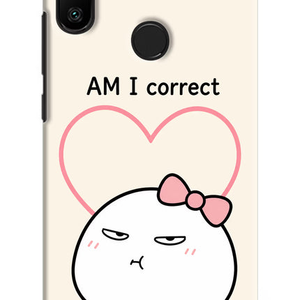 Always Right Redmi 6 Pro Hard Case Back Cover by Casekaro