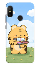 Tiger Treat Redmi 6 Pro Hard Case Back Cover by Casekaro
