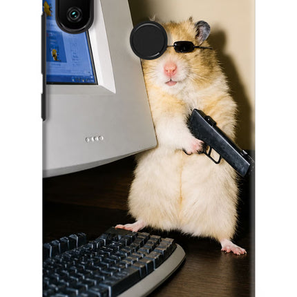 Hacker Hamster Redmi 6 Pro Hard Case Back Cover by Casekaro