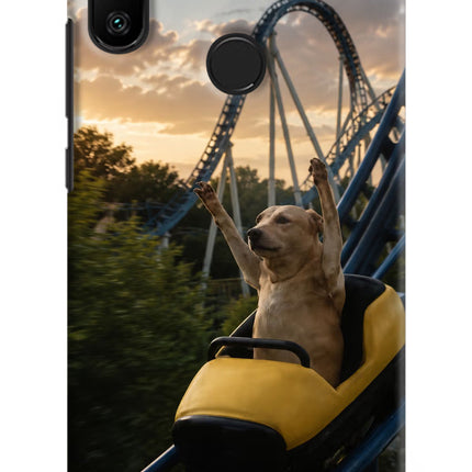Rollercoaster Dog Redmi 6 Pro Hard Case Back Cover by Casekaro