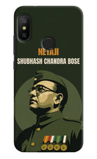 Netaji Legacy Redmi 6 Pro Hard Case Back Cover by Casekaro