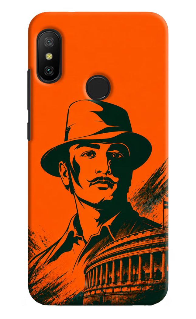 Bhagat Singh Legacy Redmi 6 Pro Hard Case Back Cover by Casekaro