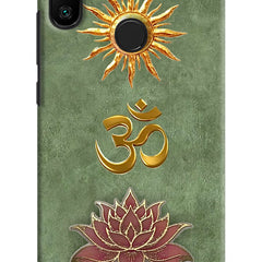 Om & Lotus Redmi 6 Pro Back Cover