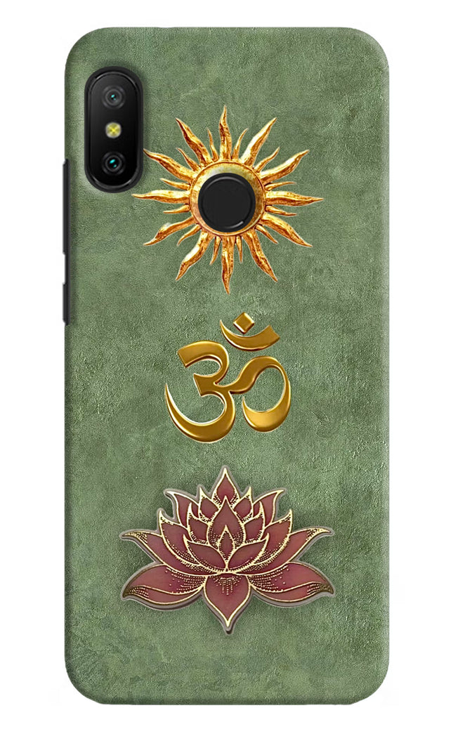 Om & Lotus Redmi 6 Pro Back Cover