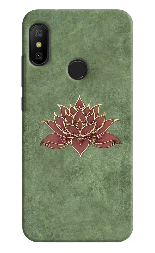 Lotus Grace Redmi 6 Pro Hard Case Back Cover by Casekaro