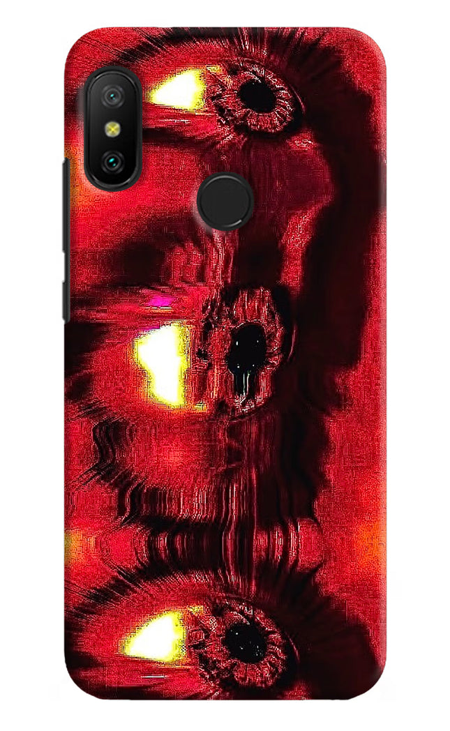 Fire Eye Redmi 6 Pro Hard Case Back Cover by Casekaro