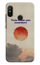 Pixel Sun Redmi 6 Pro Hard Case Back Cover by Casekaro
