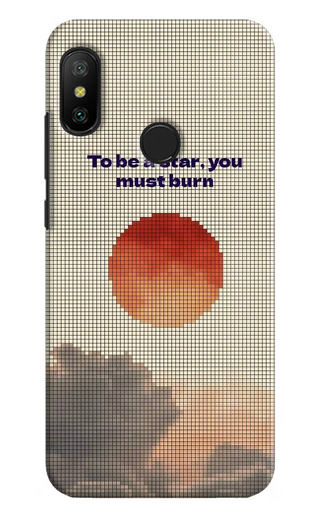 Pixel Sun Redmi 6 Pro Hard Case Back Cover by Casekaro